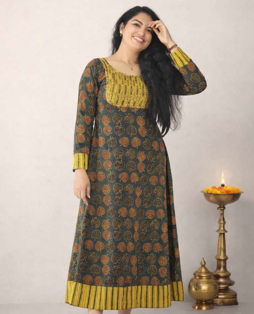 Ajrakh A-Line Top