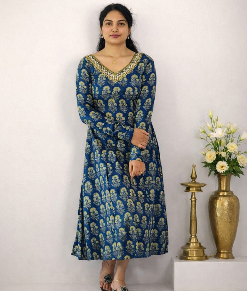 Ajrakh A-Line Top