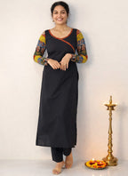 Ajrakh Co-Ord Set - Mizhiboutique