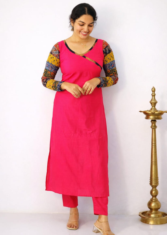 Ajrakh Co-Ord Set - Mizhiboutique