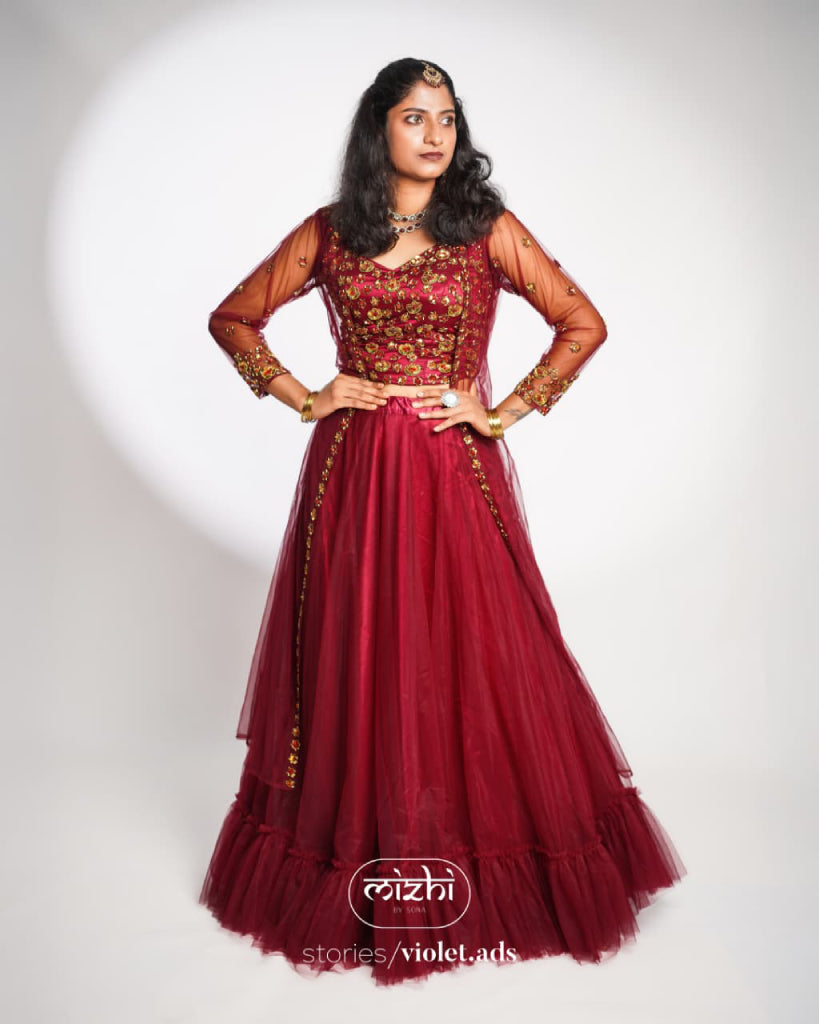 Bridal reception outfit - Mizhiboutique