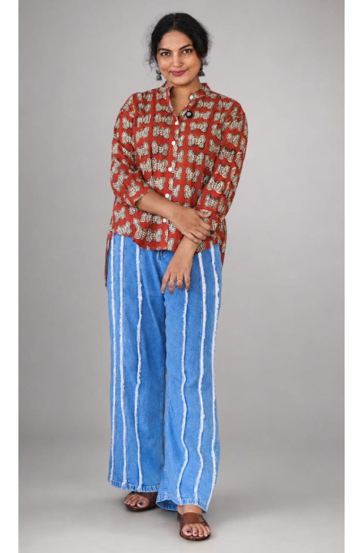 MIZHI cotton shirts displayed flat, showcasing soft, breathable fabric in various colors, perfect for casual or professional wear.