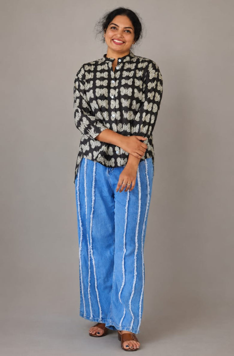 MIZHI cotton shirts displayed flat, showcasing soft fabric, classic collar, and button-up design on a neutral background.