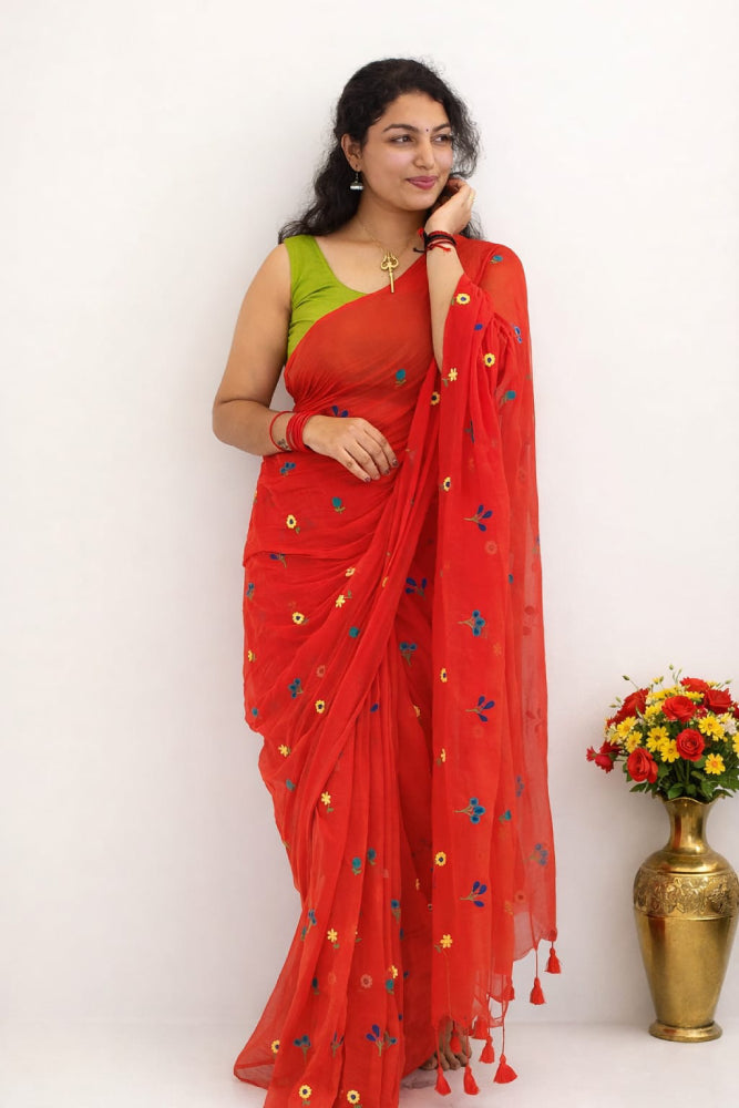 Mul Cotton Saree