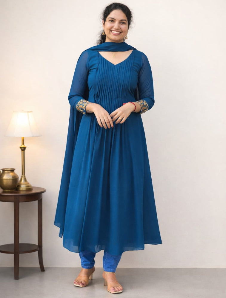 Pleated A-Line Dress - Mizhiboutique