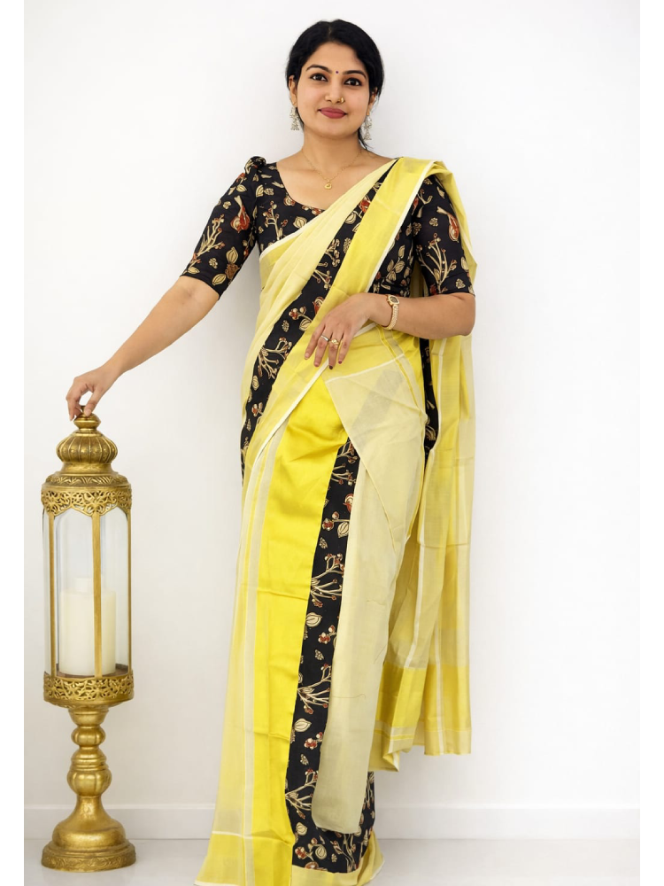 Kalamkari silk set mund