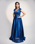 Satin gown - Mizhiboutique