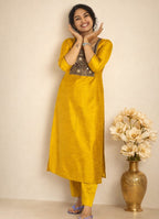Slub Silk cord set - Mizhiboutique
