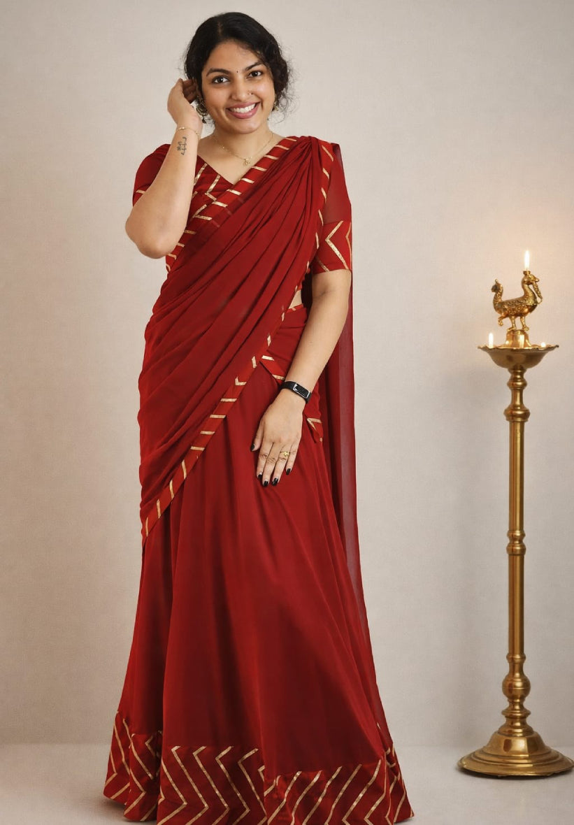 Traditional dhavani set