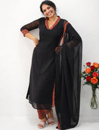 3-Piece Salwar Set with Dupatta - Mizhiboutique