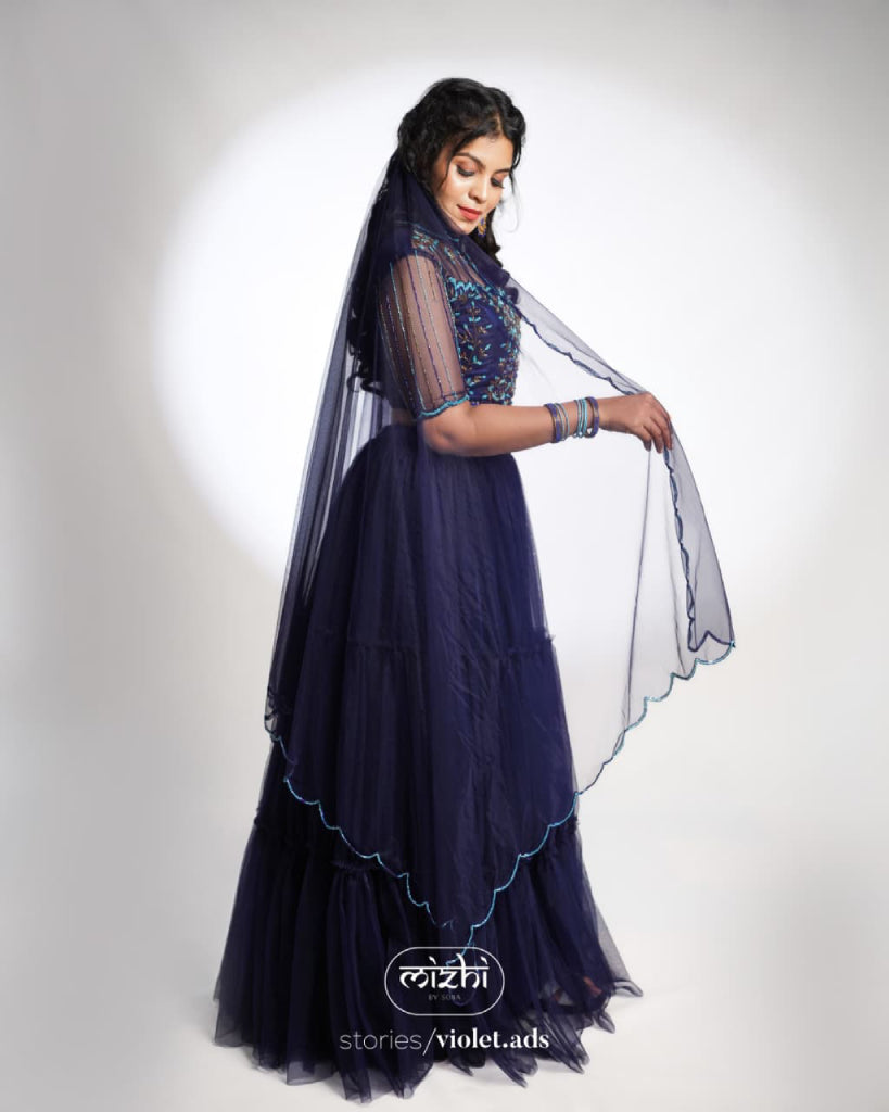 Bridal lehenga - Mizhiboutique