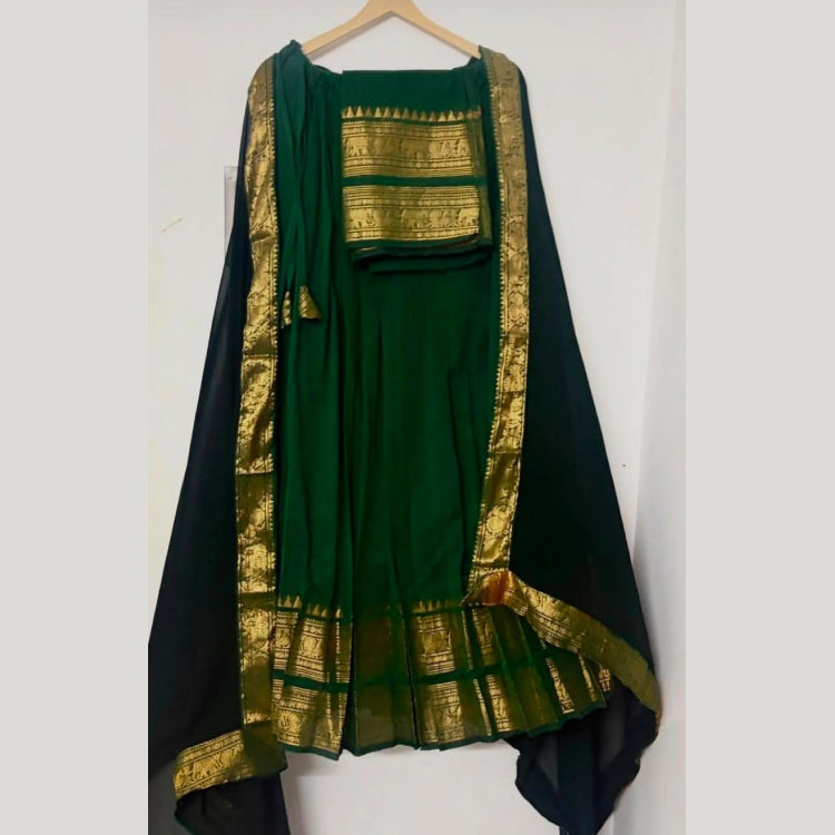 Bottle green dhavani