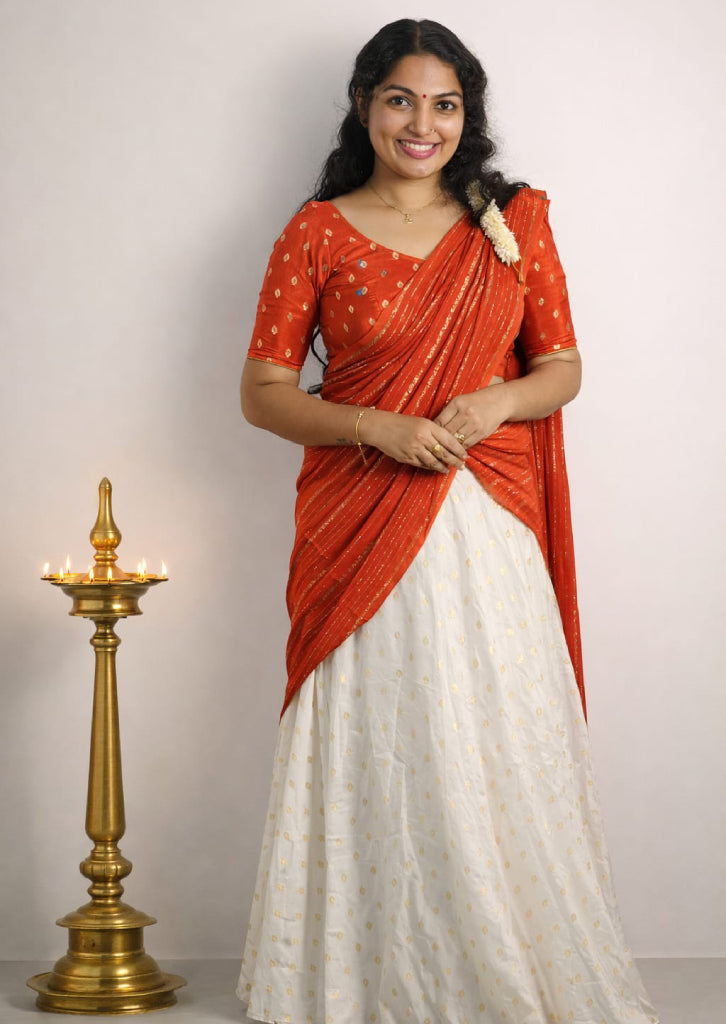Traditional dhavani set