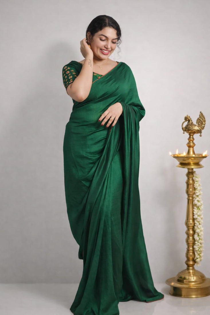 Badri silk saree and blouse piece