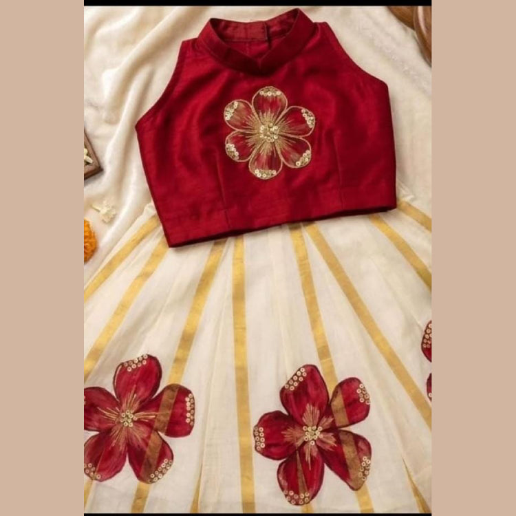 Traditional Onam Dress for Kids