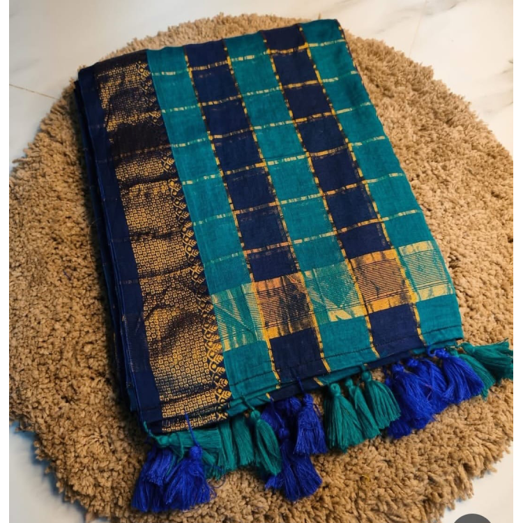 Mul cotton saree