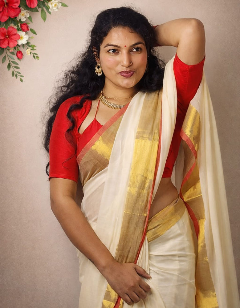 Mul Cotton Border Saree