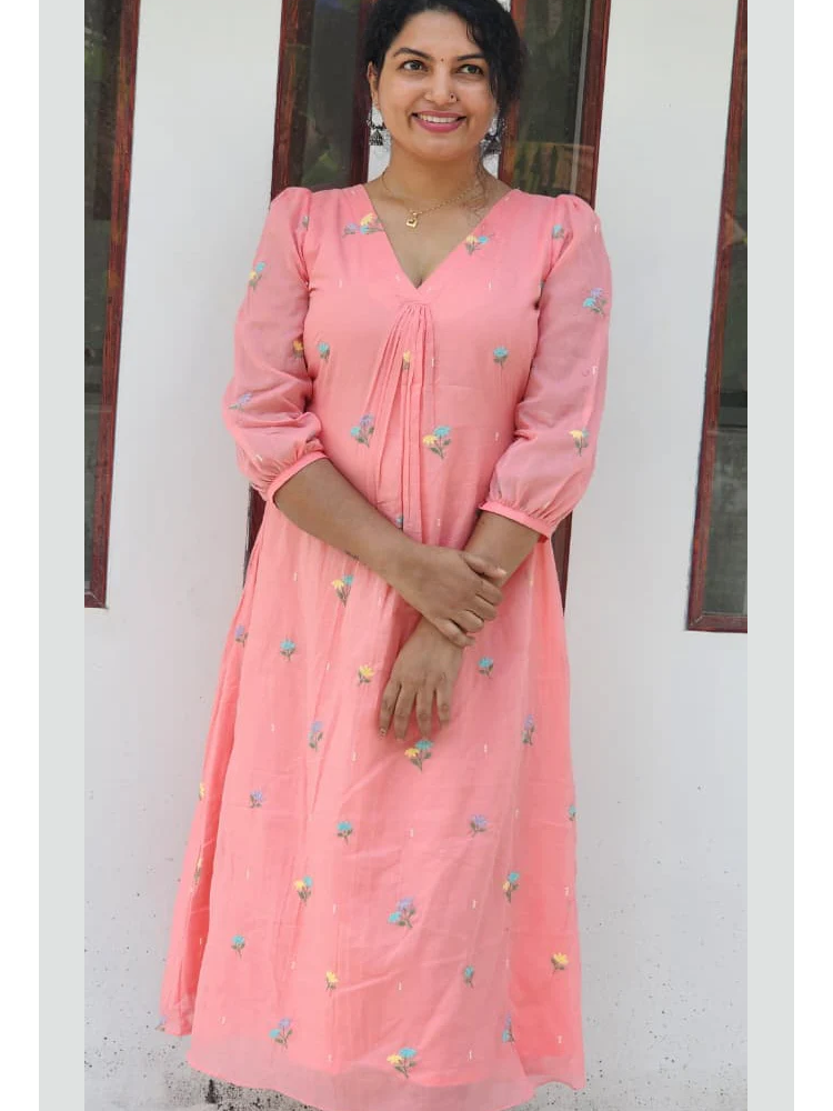 Mulchanderi Aline Top - Mizhiboutique