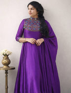 Handworked Partywear Salwar Set - Mizhiboutique