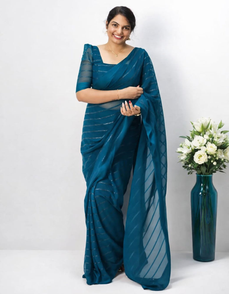 Ready to wear saree with blouse piece