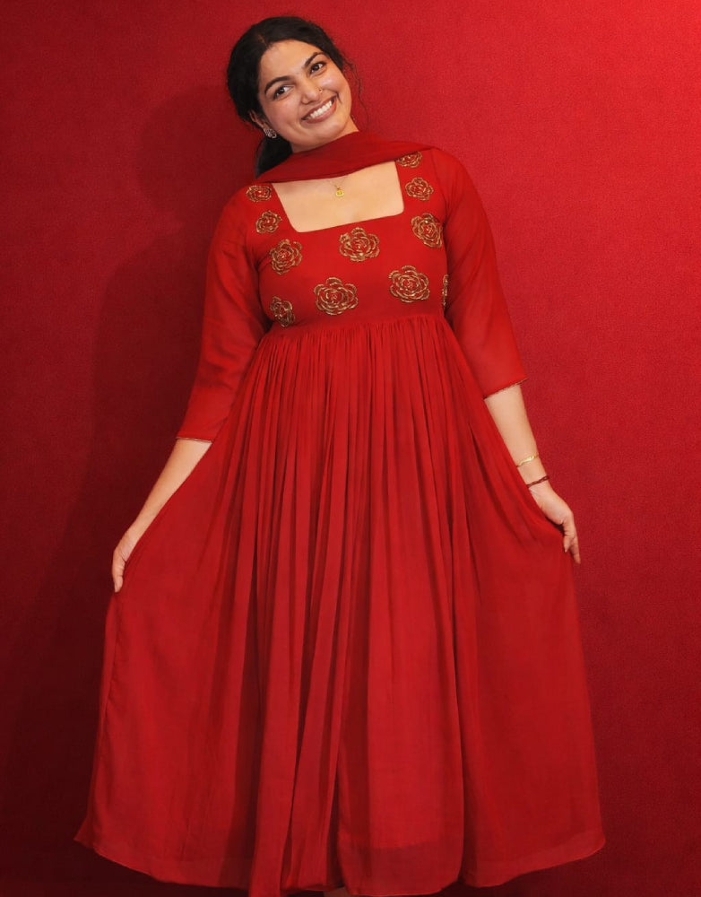 Georget pleeted dress - Mizhiboutique