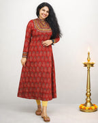 Ajrakh heavy handworked top