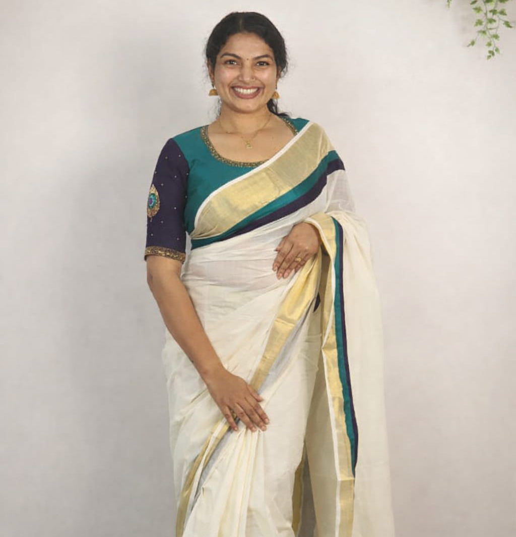 Ready to wear saree with blouse piece