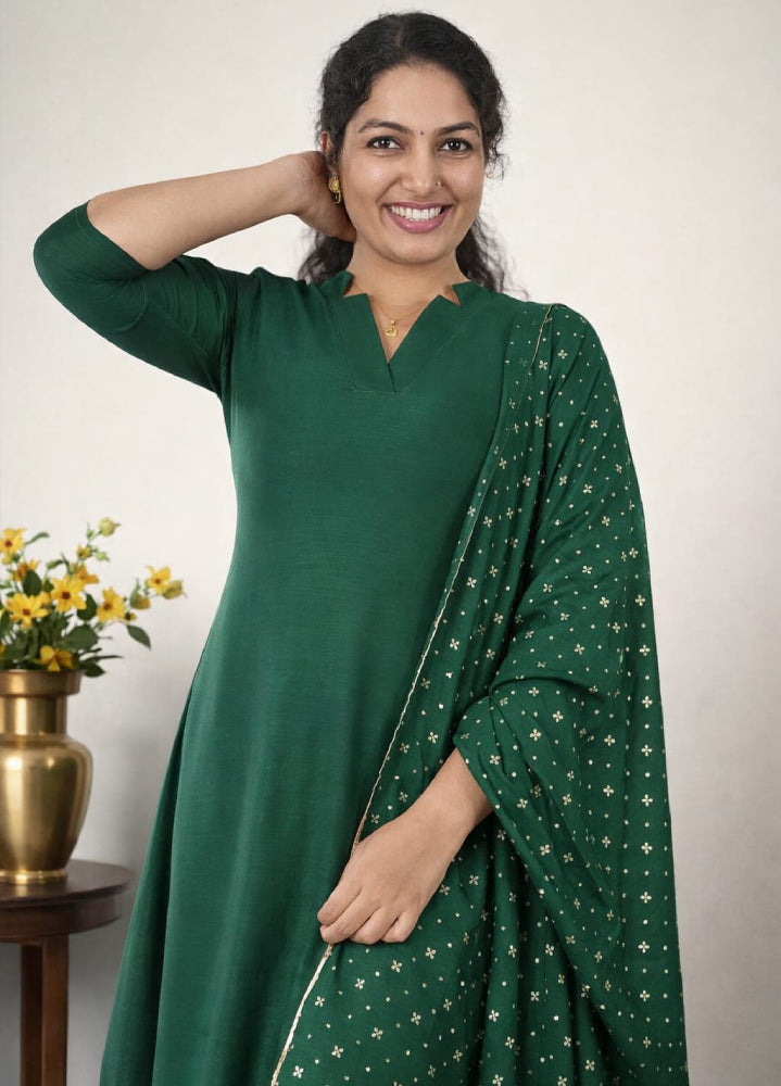 Semi Silk 3-Piece Set - Mizhiboutique