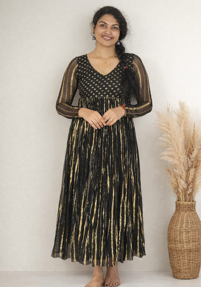 Stripped Aline dress - Mizhiboutique