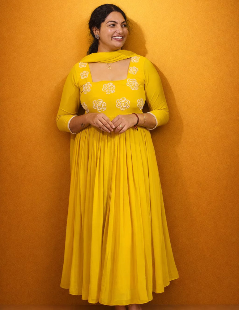 Georget pleeted dress - Mizhiboutique