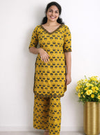 Ajrakh Co-Ord Set - Mizhiboutique